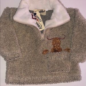 Toddler Lambswool Half Zip Pullover 3T
